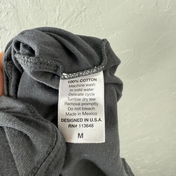 Vintage y2K Brad Butter Shirt Medium Biker Wings Cotton T-shirt S/S Floral X4-10 - Picture 7 of 7